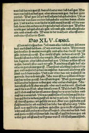 Das XLV. Capitel.