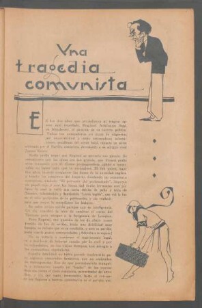Una tragedia comunista : Monos de Arteaga