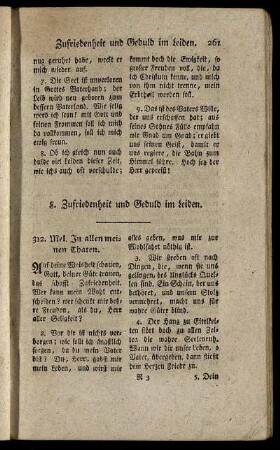 8. Zufriedenheit und Geduld im Leiden.