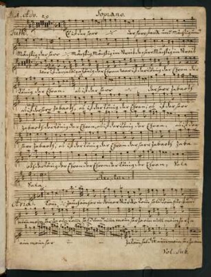 1-15, D. 1. Adv. Soprano. - D. 4. Adv. Soprano.; F. Nat. Chr. Soprano. - F. Steph.