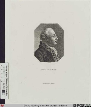 Bildnis Henry Saint-John, 1712 1. Viscount Bolingbroke