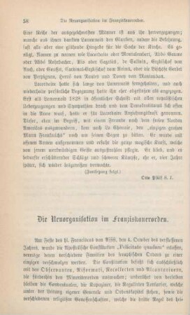 58-69 Die Neuorganisation im Franziskanerorden