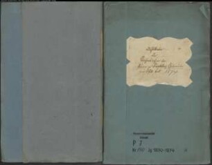 Kirchenbuchduplikat der katholischen Stadt- und Landgemeinde in Füchtorf (H 1870-1874). (Gemeinde: Füchtorf, katholische Stadt- und Landgemeinde)