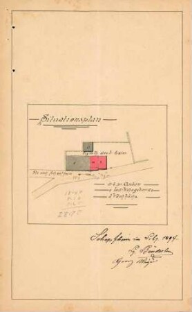 Baugesuch des Georg Meyer in Dossenbach