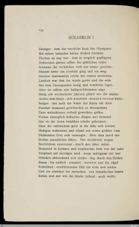 Hölderlin I