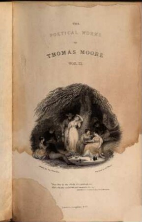 The poetical works of Thomas Moore : Collected by himself. In 10 volumes, 2