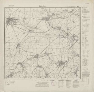 5974 (alte Nr.: 3417) Katscher, Meßtischblatt (4cm - Karte)
