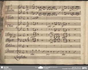 Aria: "Ti lascio o caro bene" (Dresdner Fassung)