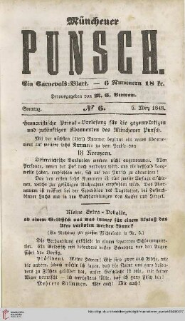 No. 6 (5. März 1848)