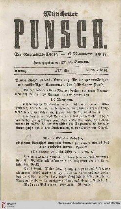 No. 6 (5. März 1848)