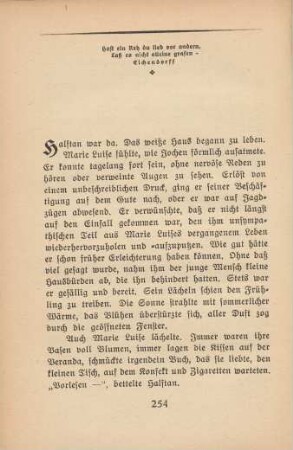 Hast ein Reh du lieb vor andern, laß es nicht alleine grasen - Eichendorff
