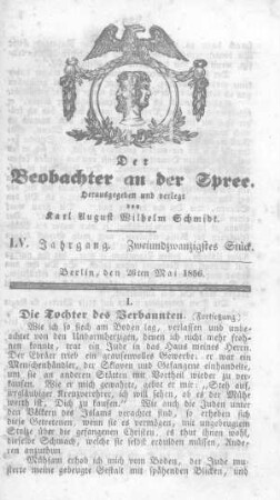 22. Stück, 26. Mai 1856