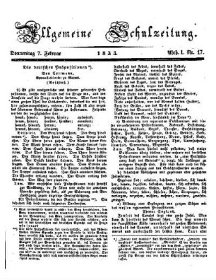 Die deutschen Präpositionen : (Beschluß.)