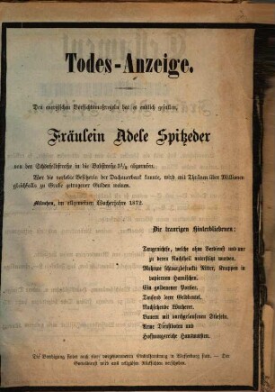 Todes-Anzeige