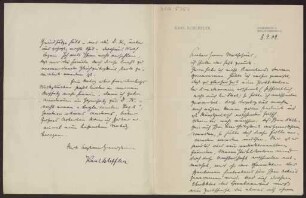 Schreiben an Hermann Muthesius (Brief)