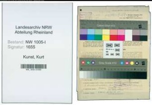 Entnazifizierung Kurt Kunst , geb. 23.05.1912 (Bautechniker)