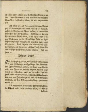 Zehnter Brief
