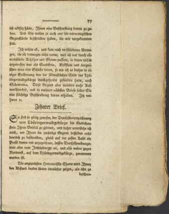 Zehnter Brief