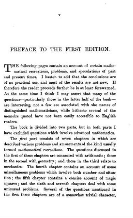 Preface to the First Edition.