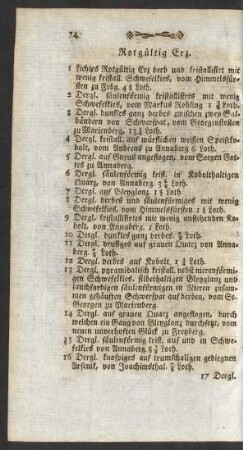 Rotgültig Erz.