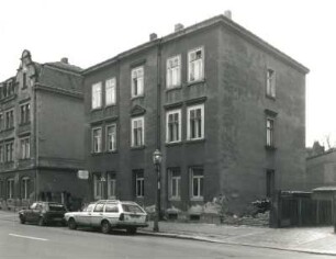 Dresden-Pieschen, Maxim-Gorki-Straße 57. Wohnhaus (um 1885). Straßenansicht