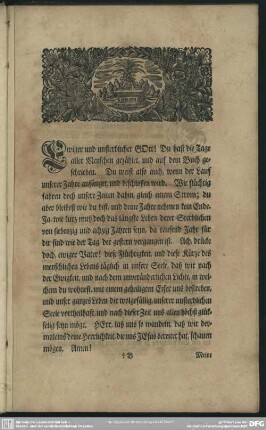 Leichenpredigt : [Einleitung], Leichen-Text, Abhandlung