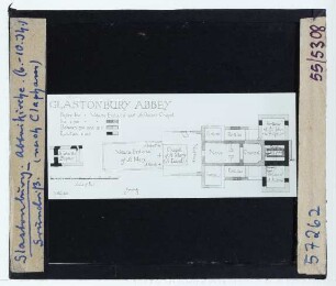 Glastonbury, Glastonbury Abbey : Grundriss