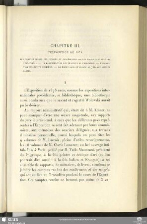 Chapitre III. L'Exposition De 1878