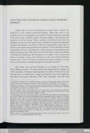 Locating The Ottomans Among Early Modern Empires