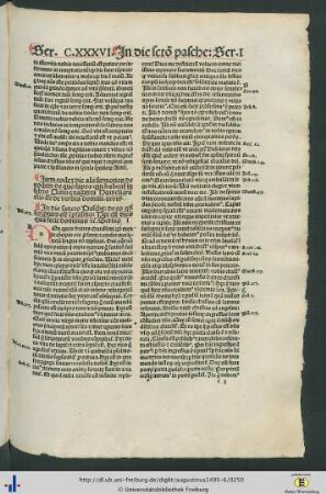 In die sancto Pasche