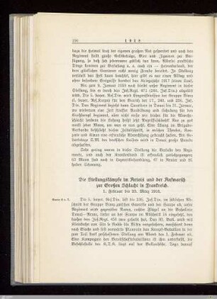 Die Stellungskämpfe im Artois und der Aufmarsch zur Großen Schlacht in Frankreich