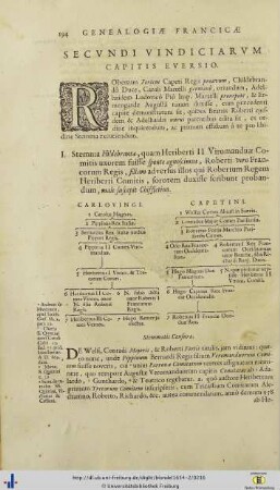 Secundi Vindiciarum Capitis Eversio.