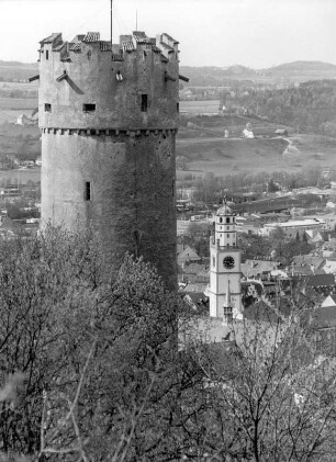 Der Mehlsack über den Dächern von Ravensburg
