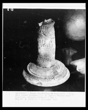 Fragment eines Gefäßes (?), S. Angelo Muxaro-Ware