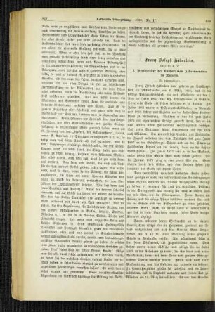 Franz Joseph Häberlein : [Nekrolog]