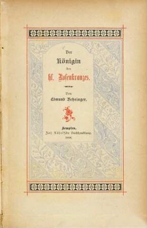 Der Königin des hl. Rosenkranzes