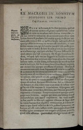In somnium Scipionis lib. primo