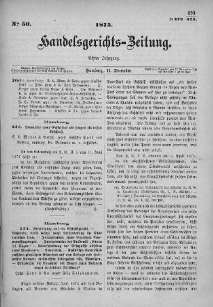 No. 50. 11. Dezember 1875