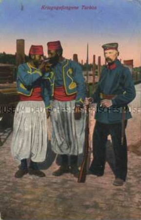 Französische Kriegsgefangene aus den Kolonien (Turcos)