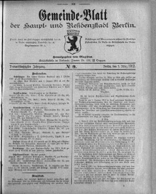 1912,9: No. 9, 3. März 1912