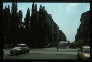 Diapositive: Cuvrystraße, Wrangelstraße, 1982