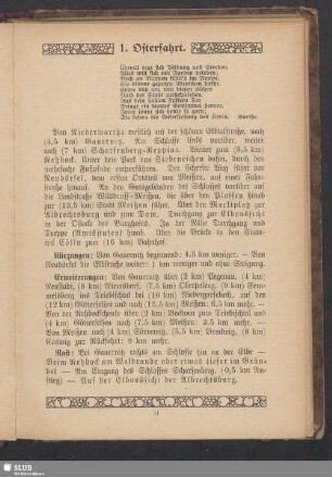 1. Osterfahrt