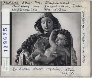 Berlin, Staatl. Museen, Madonna von Dangolsheim, Detail