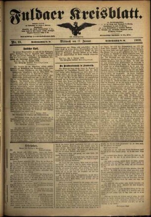 Ausgabe vom Mittwoch, den 17. Januar 1906.