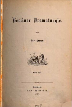Berliner Dramaturgie, 1
