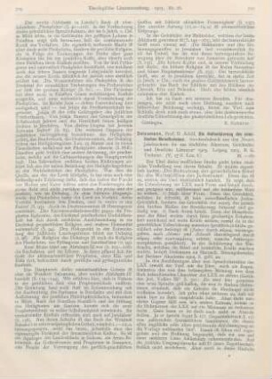 710-711 [Rezension] Deissmann, Adolf, Die Hellenisierung des semitischen Monotheismus