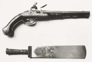 Steinschloßpistole, Kredenzmesser
