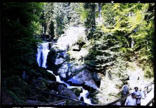 Triberg: Triberger Wasserfälle, obere Fälle