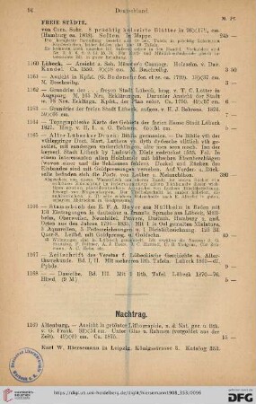 Nachtrag (Nr. 1169-1174)