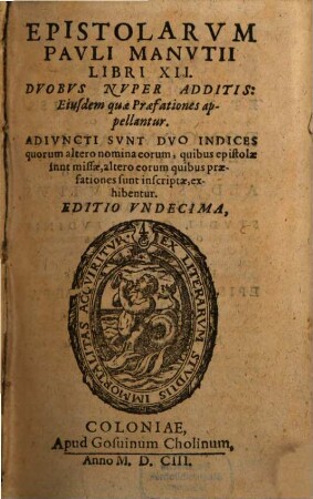 Epistolarum libri duodecim